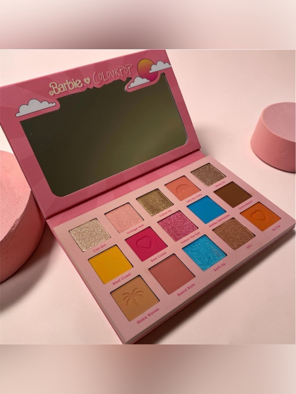 💃🏼 ColourPop Barbie Malibu Eyeshadow Palette